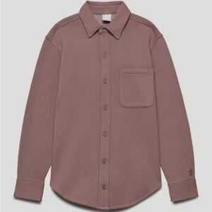 Tna Cozy boyfriend fleece button down Shirt jacket